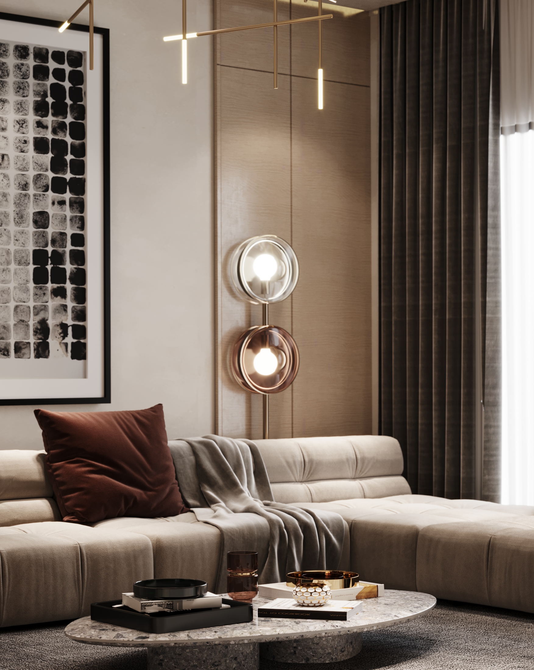 Rehab Villa 室内可视化设计丨Taj DesignSherif Helal-32