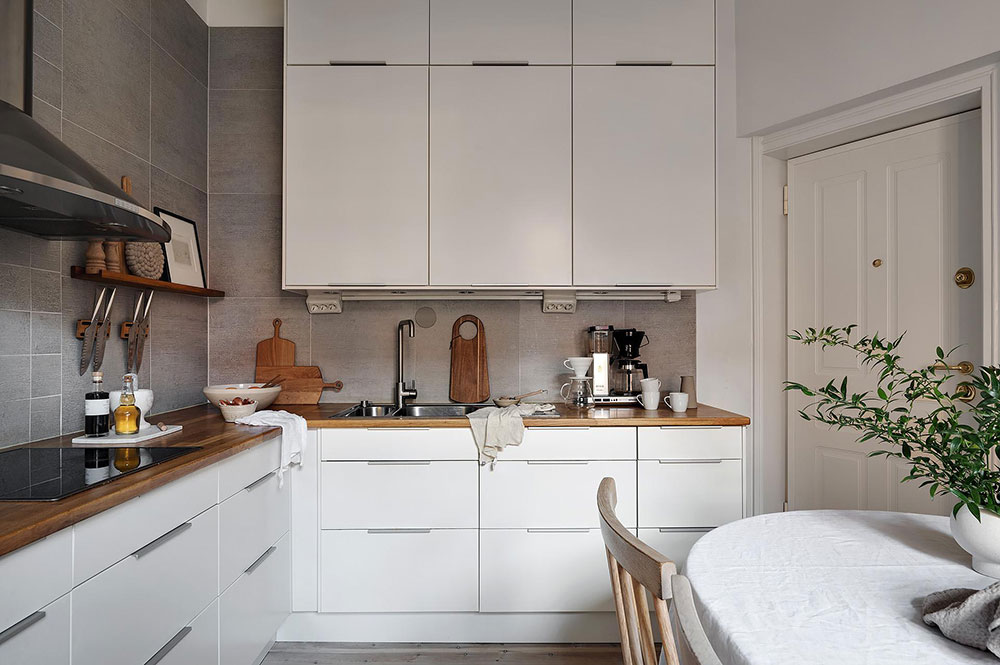 瑞典 76 平米公寓的温暖秋日内饰设计-18