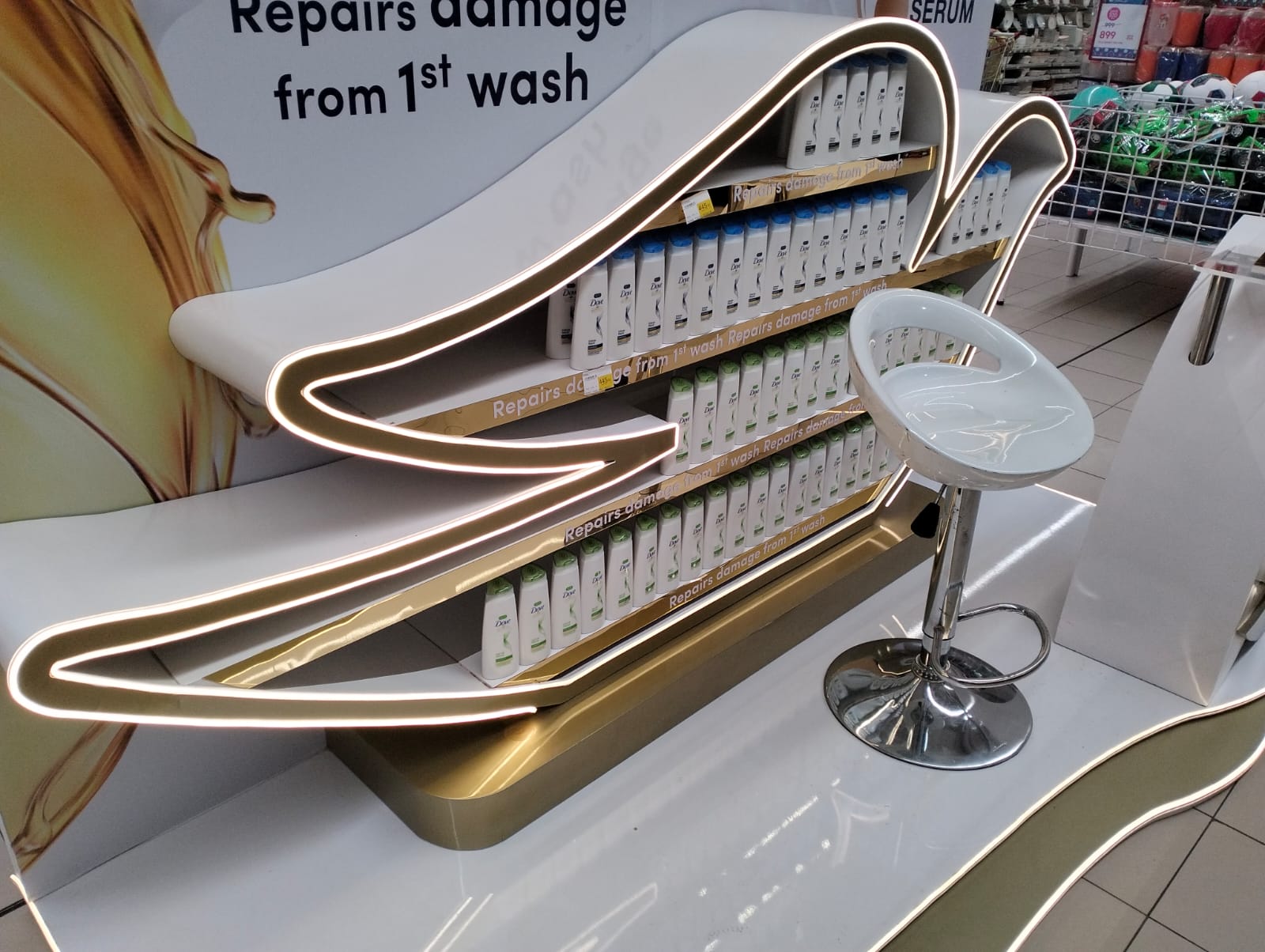 Dove Damage Repair Instore Stand-4