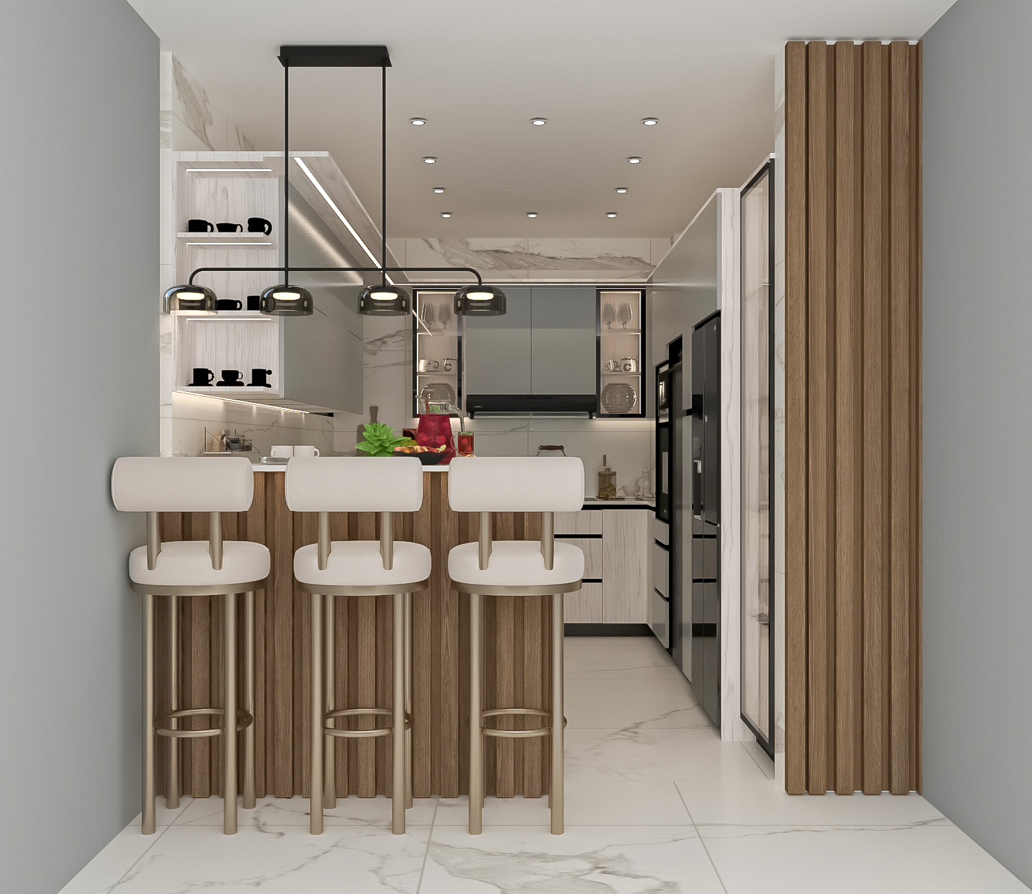 kitchen design for Alhadad design company-0