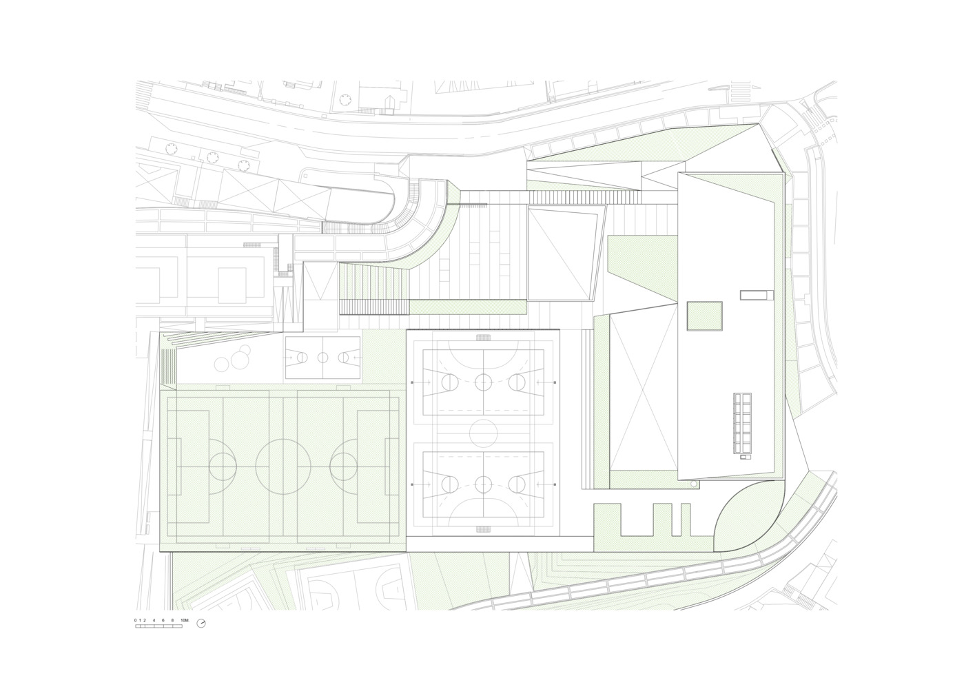 西班牙圣塞巴斯蒂安 Aldapeta María Ikastetxea 学校 | 现代教育建筑的典范-85