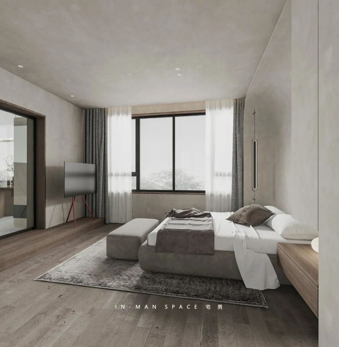 宅男空间设计 | 紫金学府,温馨现代的线性美-28