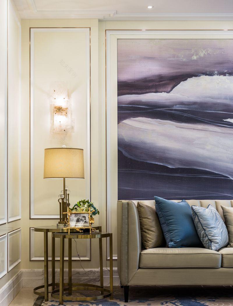 义乌万厦御园法式轻奢风格样板房设计-18