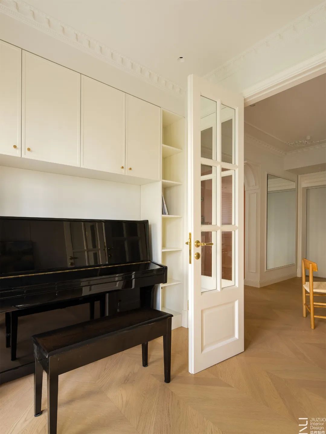 现代法式奶油风平层丨中国上海丨玖柞制作-52