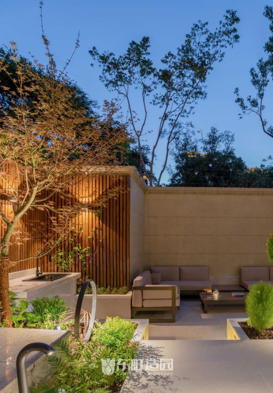 上海 70㎡中式庭院 | 枯山水涟漪映罗汉松-0