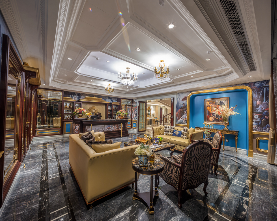 法式独栋大理石别墅-10