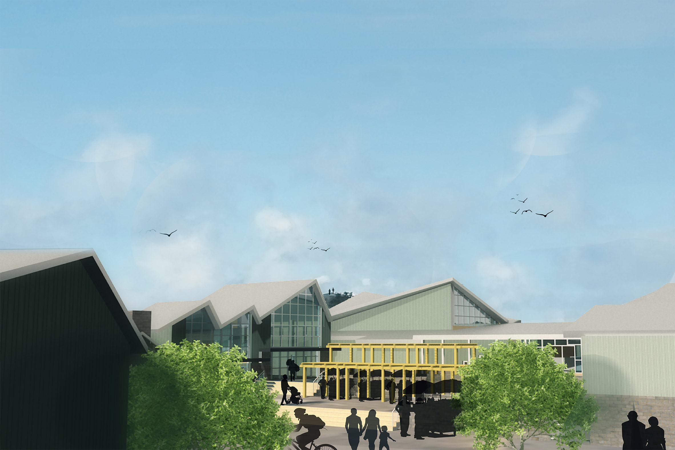 遥远岛屿的文化中心 | Falmouth 大学毕业生为 Scilly 群岛设计社区中心-24