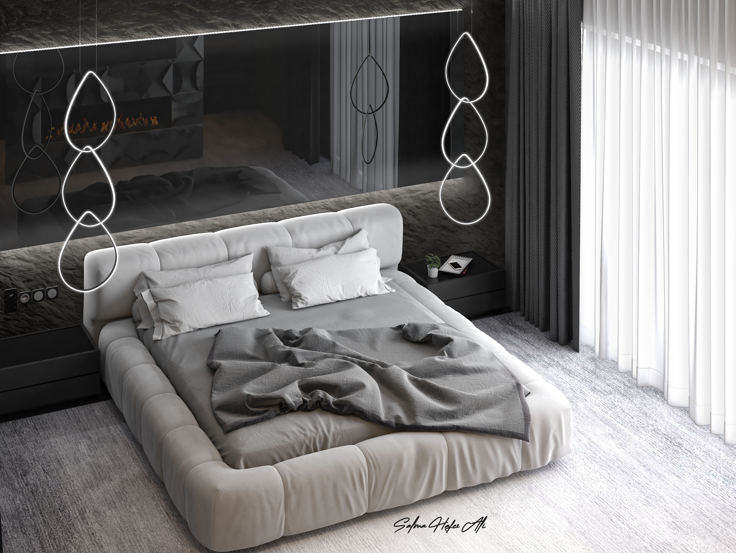 黑暗卧室设计丨俄罗斯-5