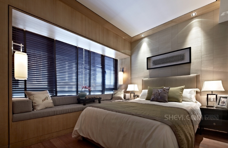 中洲中央公园二期新中式风格样板房设计-12