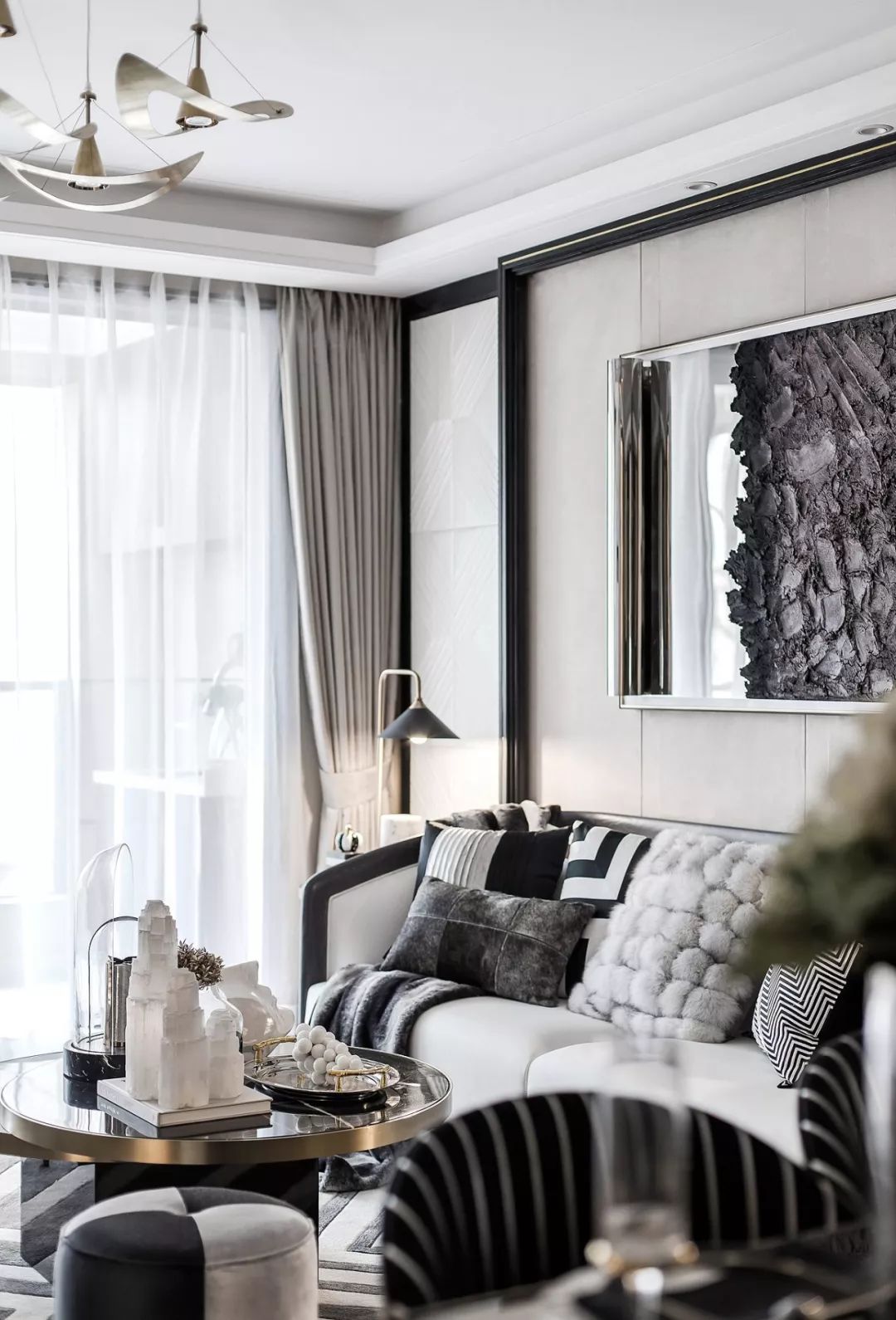 金辉白马云著样板间 | 曼哈顿轻奢，自由不羁的都市生活-4