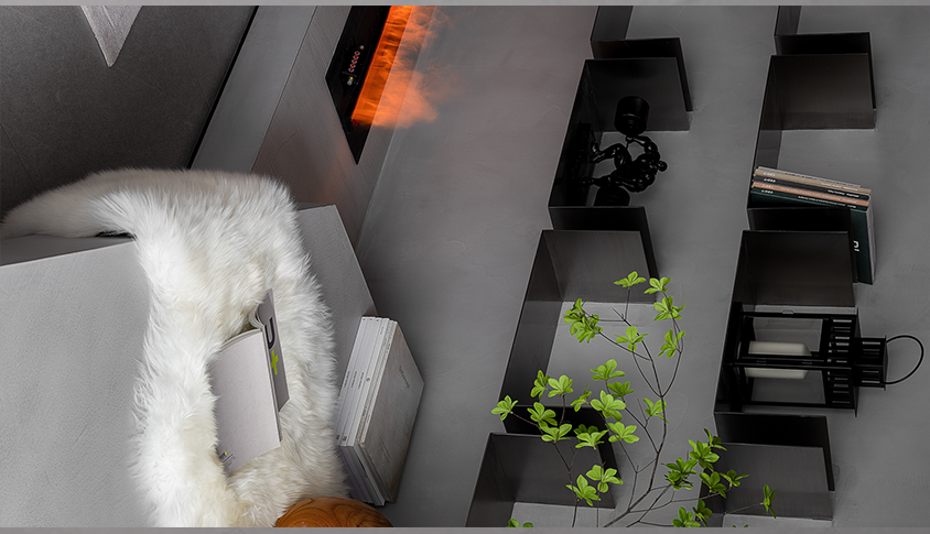 彩虹郦城 · 李斌的 165㎡现代住宅空间设计丨中国咸阳丨西安恩集建筑空间艺术有限公司-11