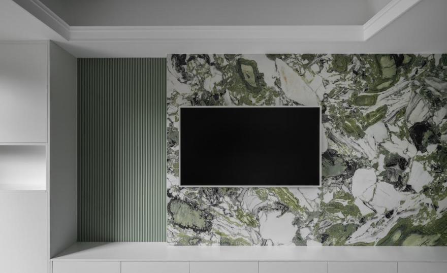 薄荷绿诗意住宅-5