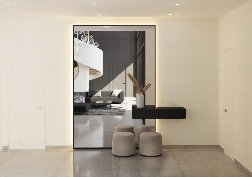 黑色版房屋室内装饰丨Golub Architects-13