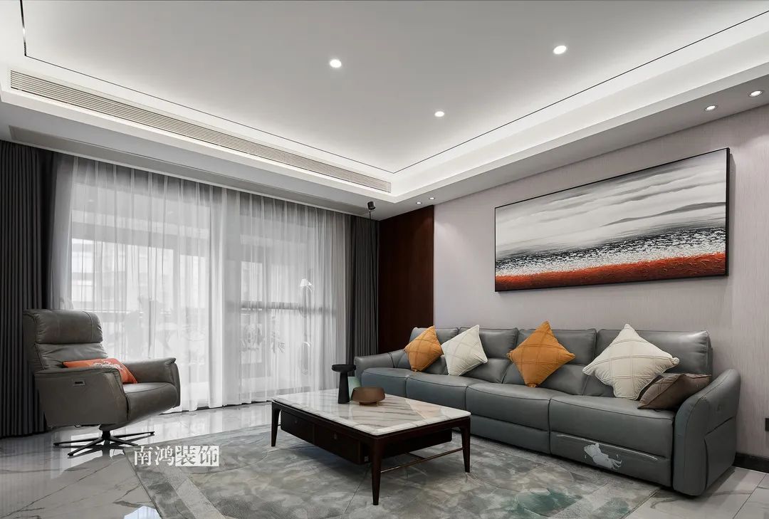 胡桃木风情 · 现代风格三室两厅设计丨浙江南鸿装饰-28