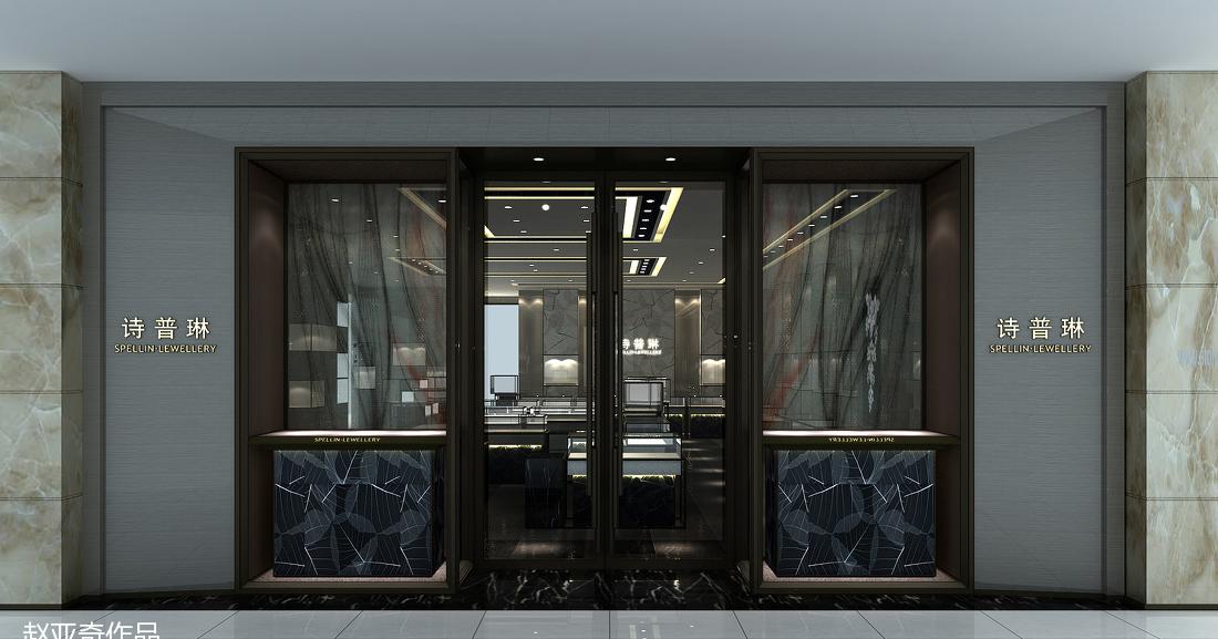 北京珠宝专卖店奢华设计展现-8