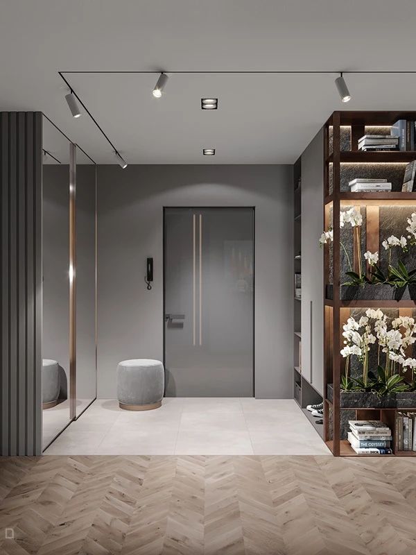 现代简约玄关设计-38