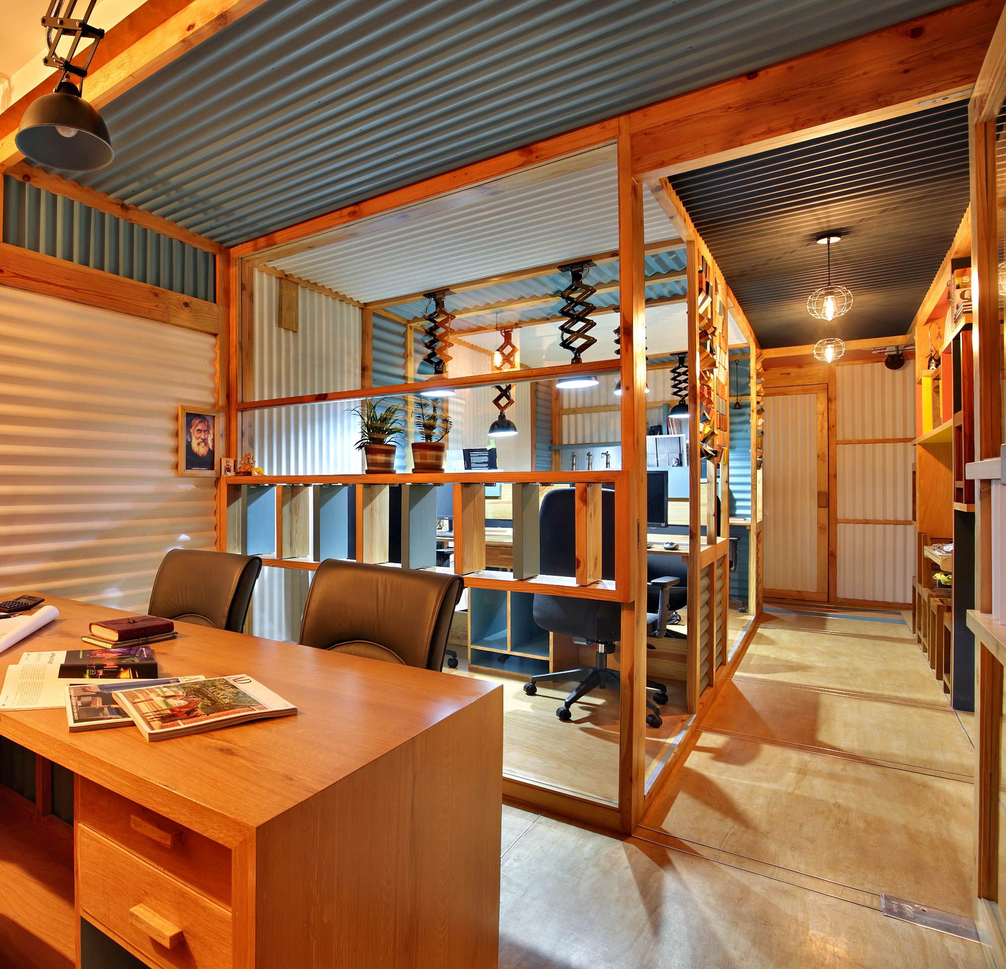 曼诺·帕特尔设计室的绿色可持续办公空间-24