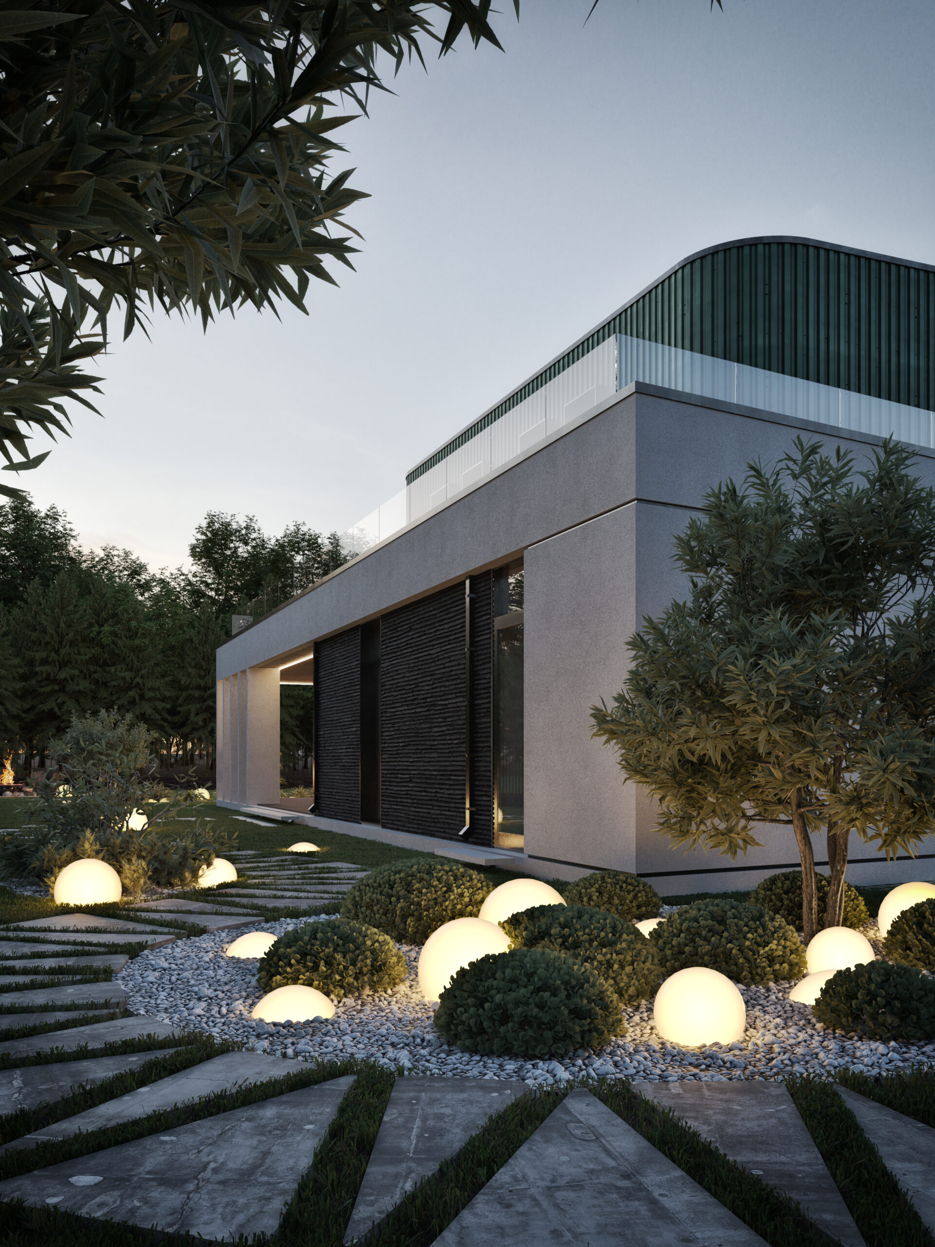 Дом «Современная элегантность» 279м² — портфолио бюро ARXY-12