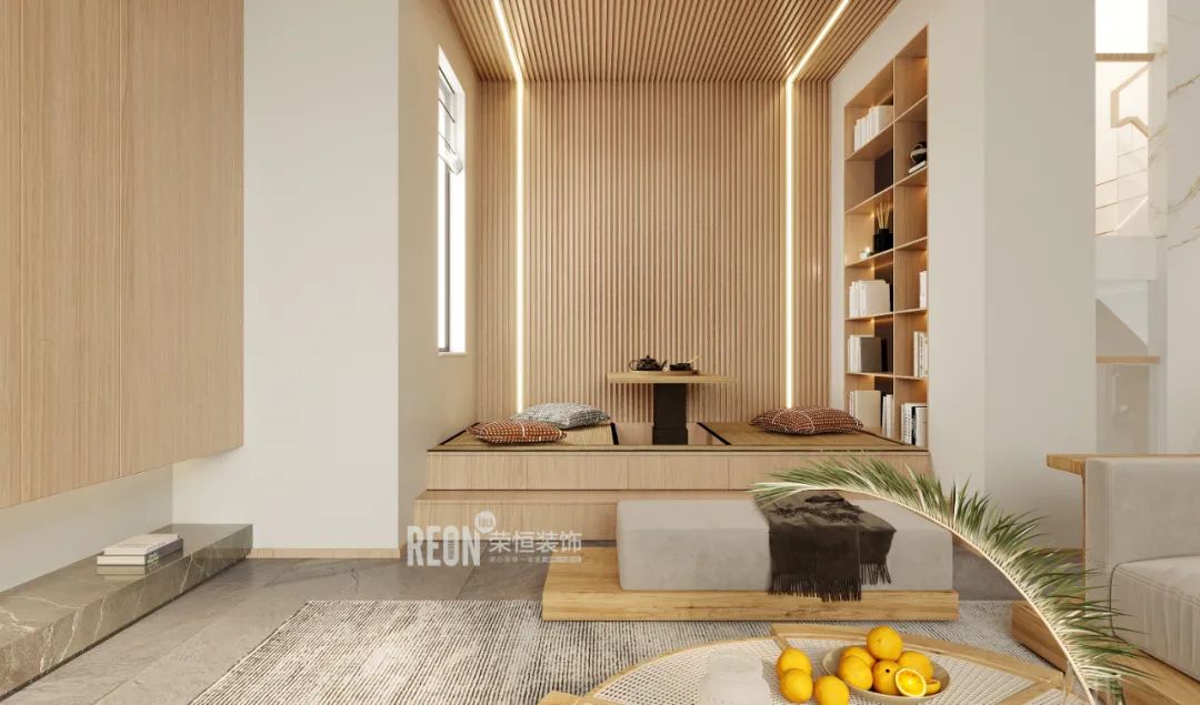 新黄浦花园名都四象府日式原木风设计丨中国黄浦丨三壹设-17