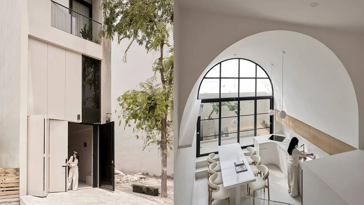 White Oasis窄长宅设计-36