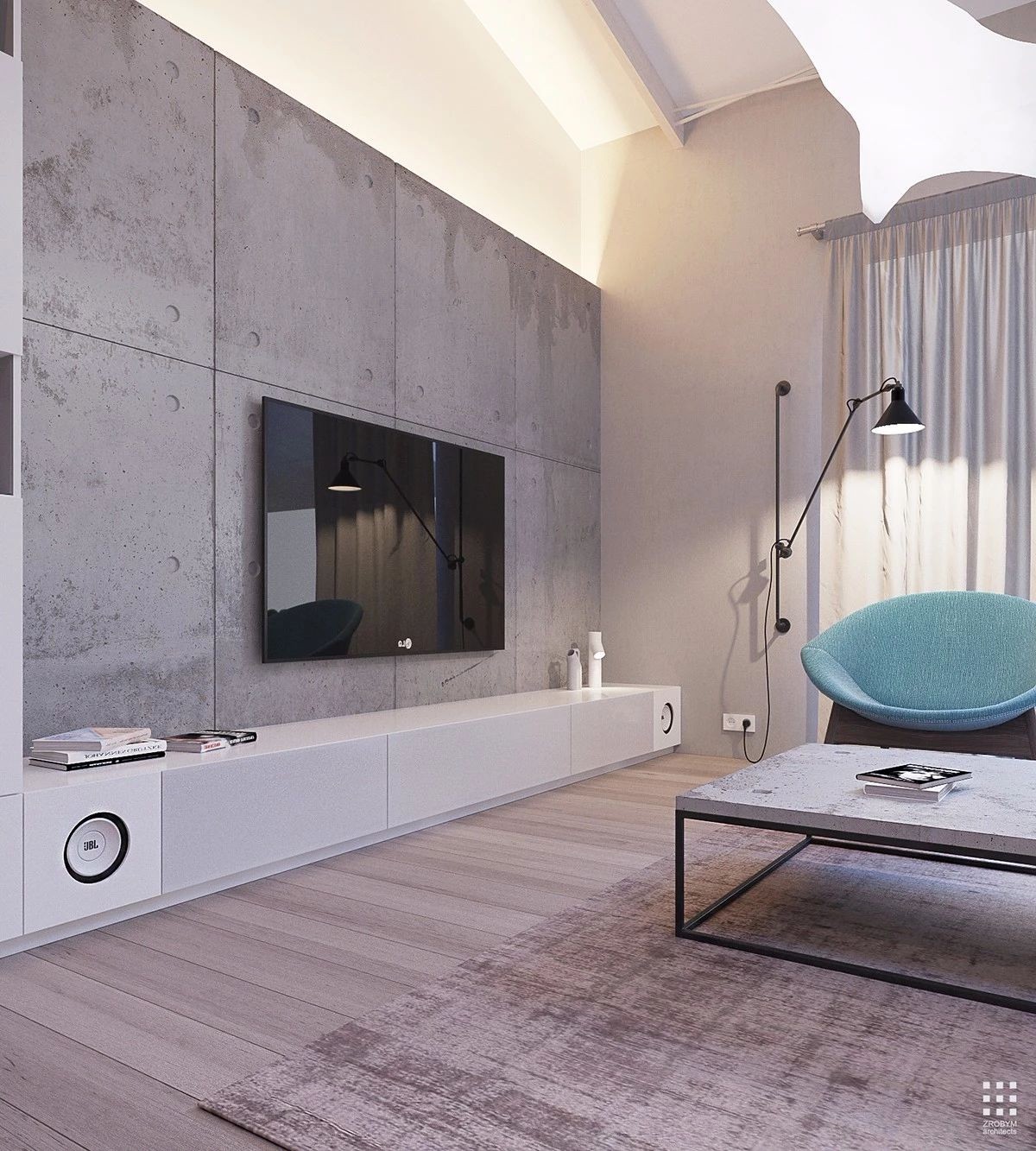 白俄罗斯设计师打造 203㎡自然风住宅-6