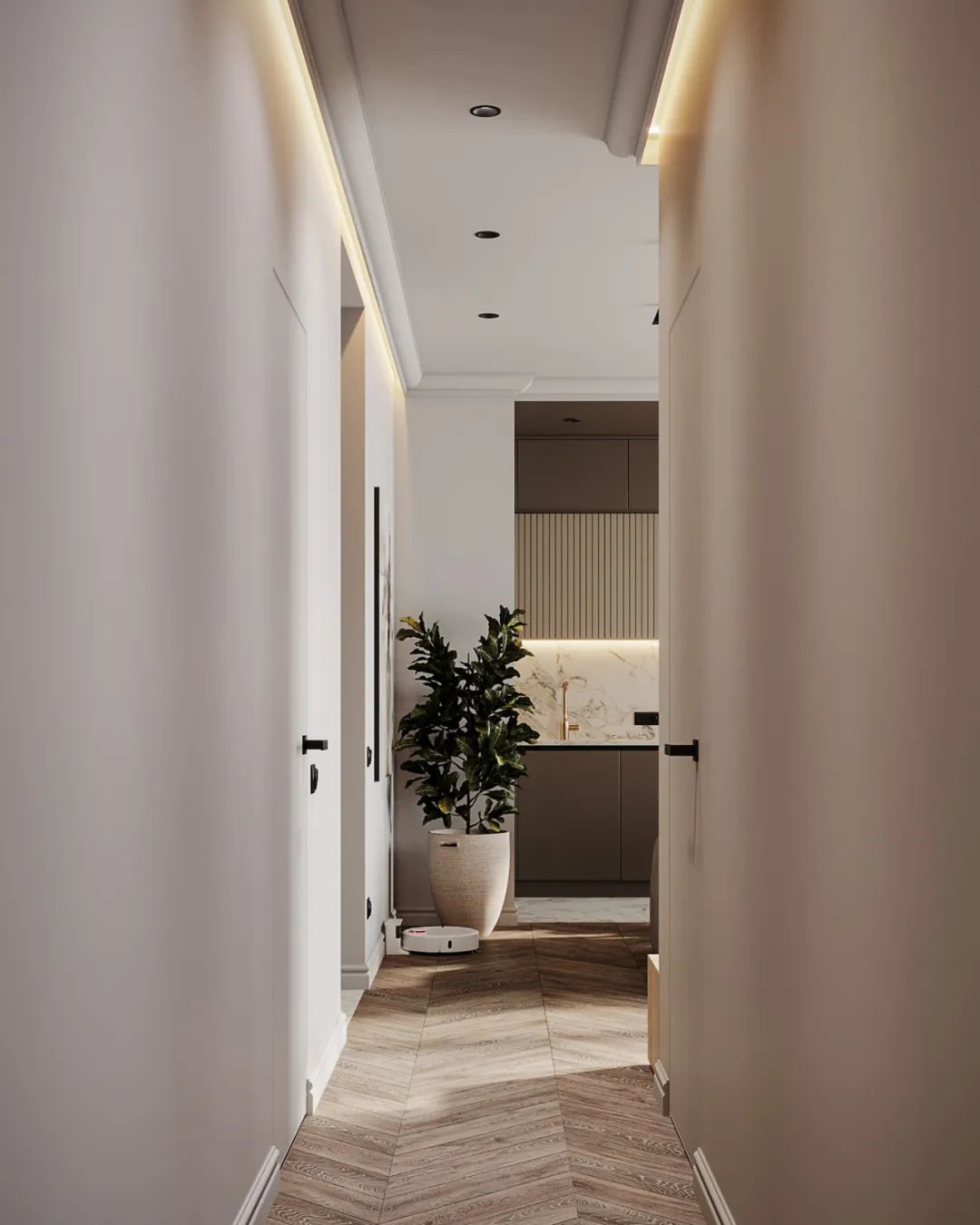 现代简约轻奢住宅丨BODES Studio-68