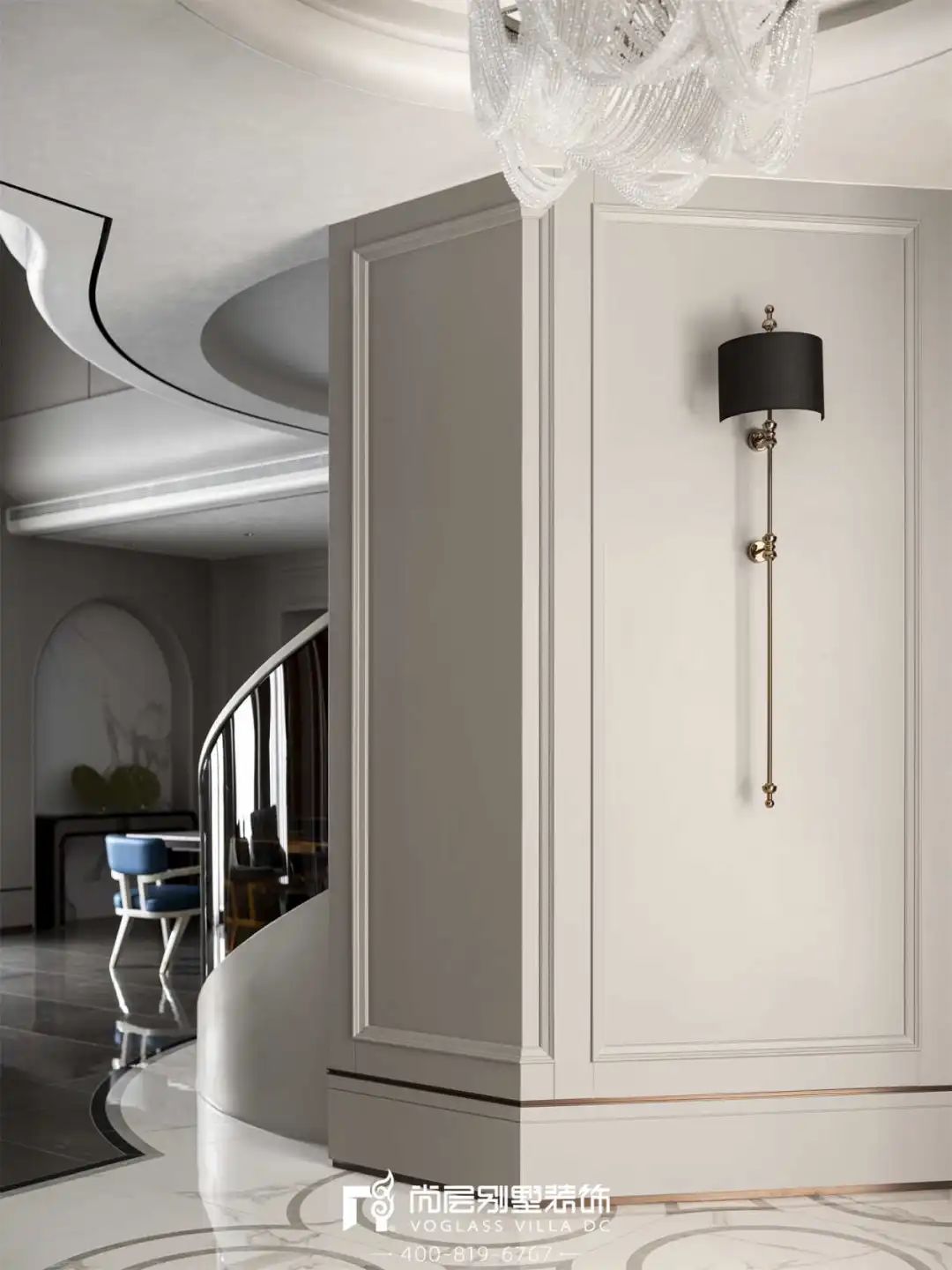 尚层装饰×棕榈泉 | 350㎡现代别墅设计，向往舒适自在的生活-43