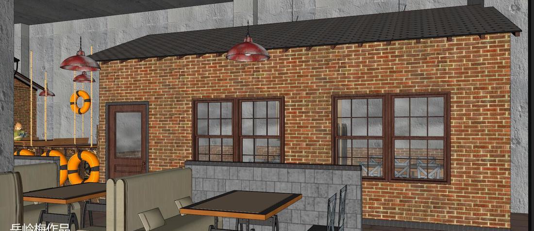 "八鲜过海"复古风室内设计,打造美食与回忆的温馨空间-81