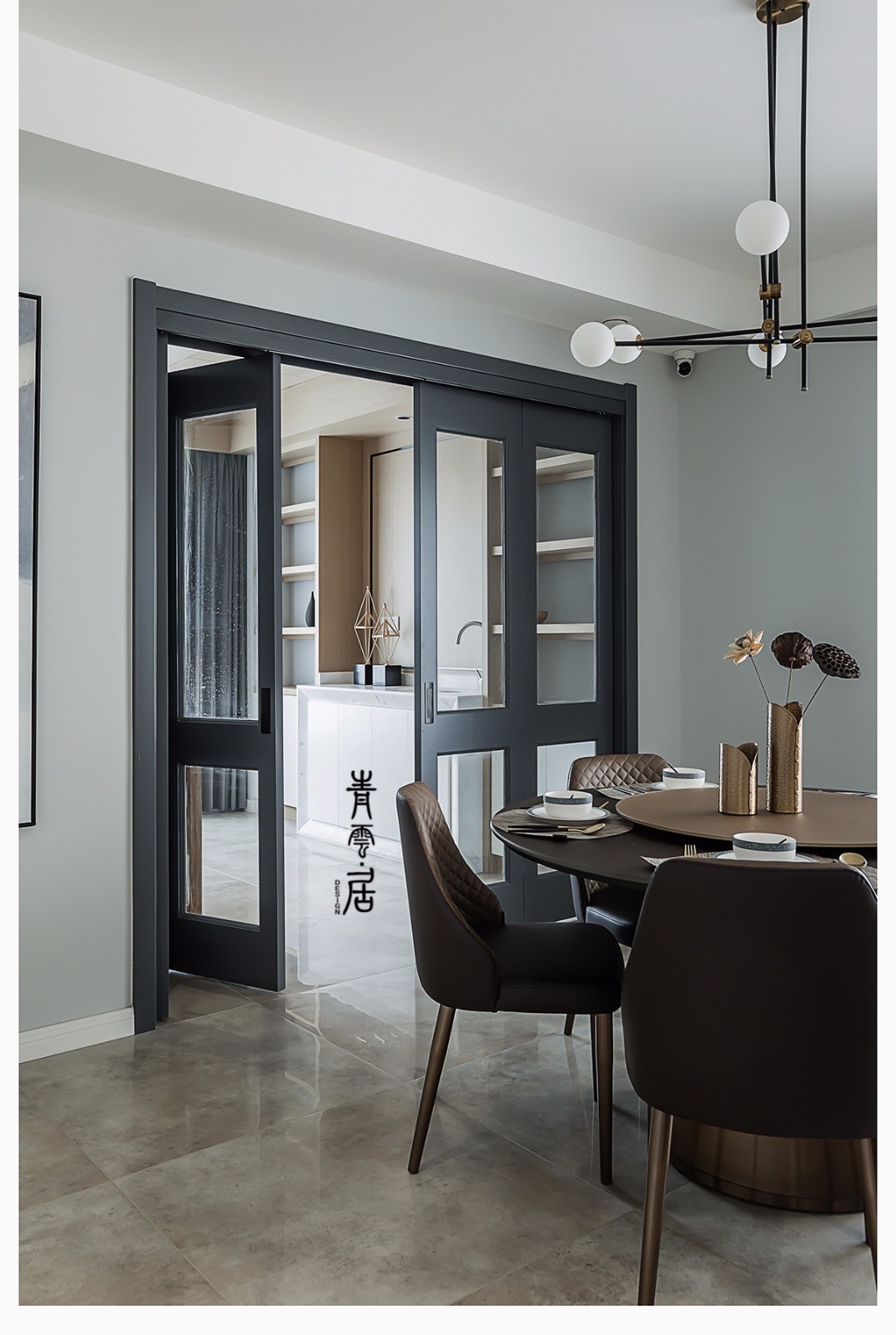 196㎡现代风格住宅  青云居设计-28