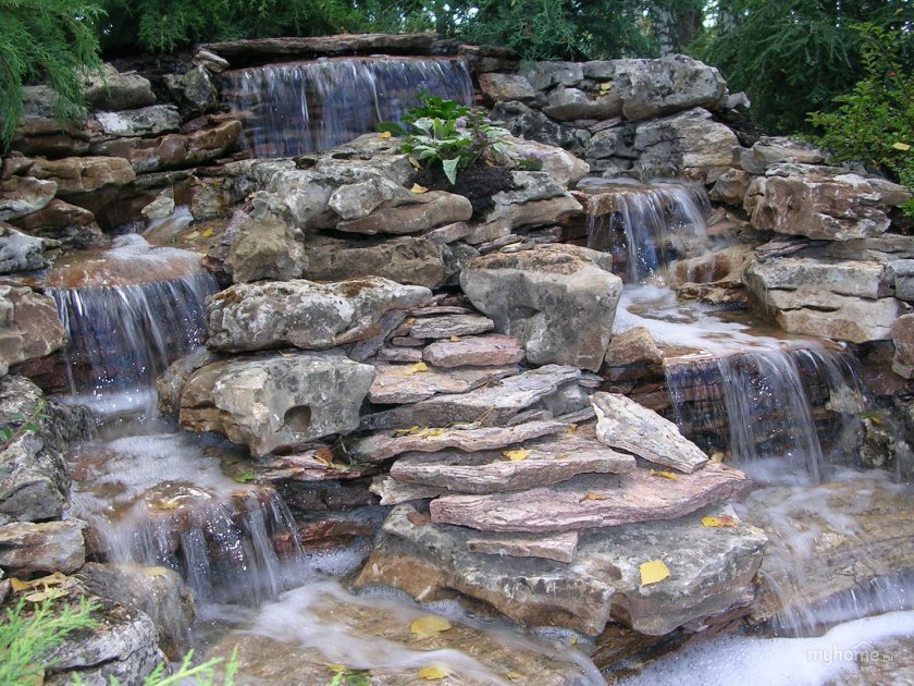 自制私家别墅瀑布-38