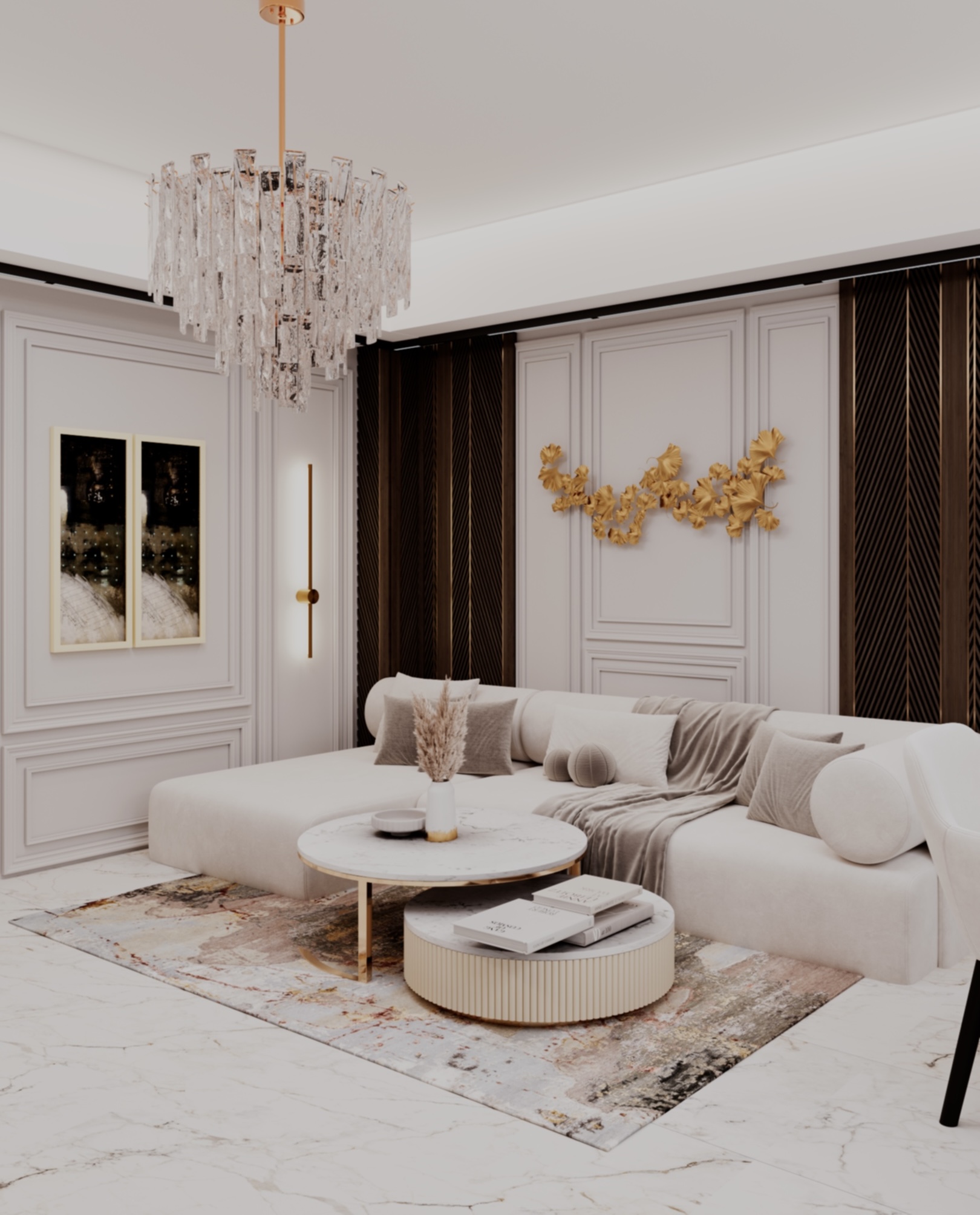 Modern Luxury Apartment Interior | Full Design Project-1