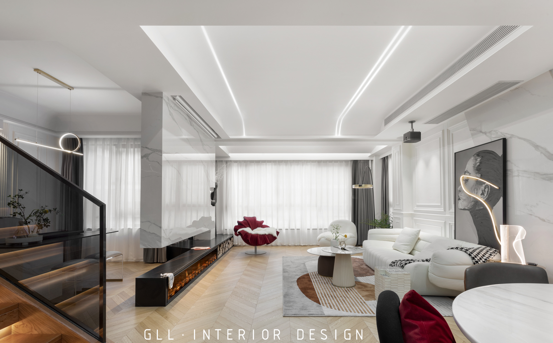 巧用移动墙板,打造半熟开放式厨房-5