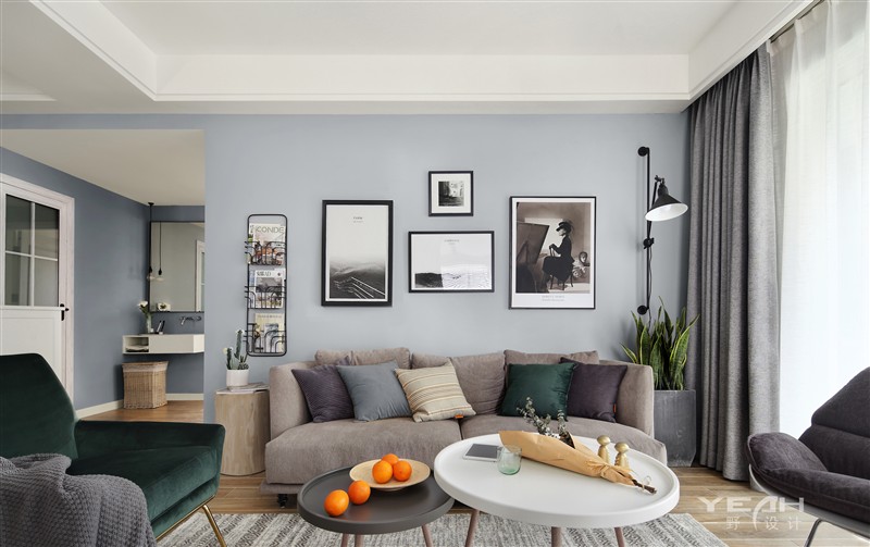明珠城  120㎡  北欧风格-6