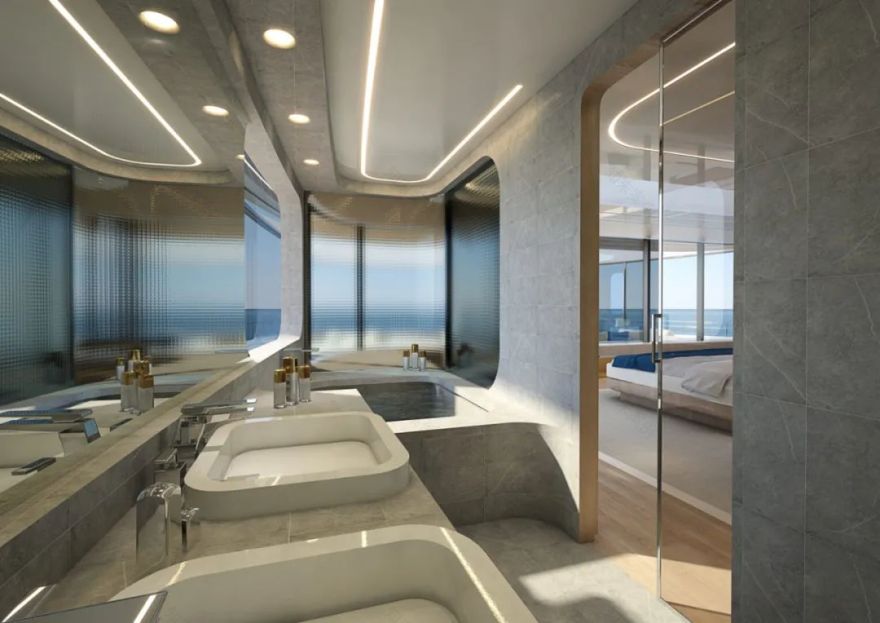 意大利 Oneiric 双体船丨Zaha Hadid Architects-31