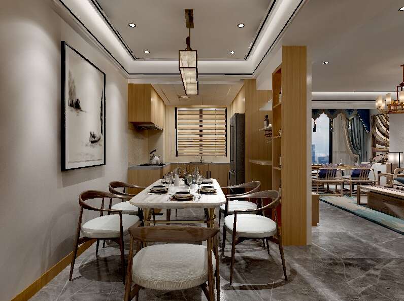 新中式！留白与简单的原木结合，呈现新中的味道！-5