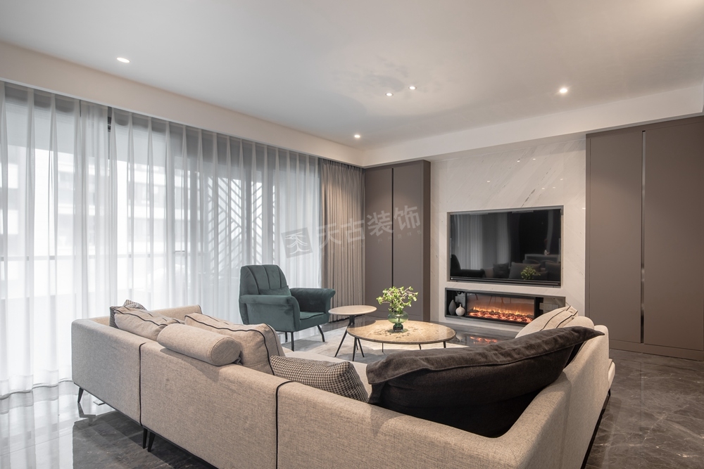 北大资源蘭庭序 · 现代简约风格大平层设计-1