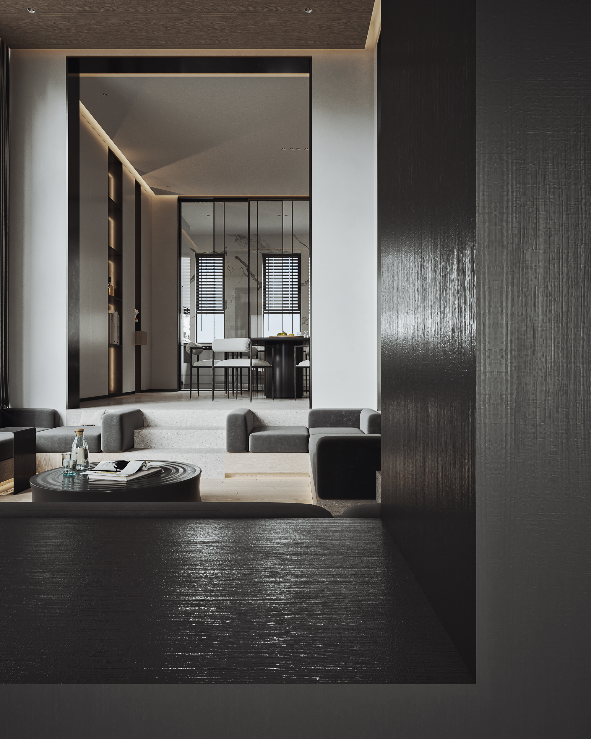 现代极简别墅-28