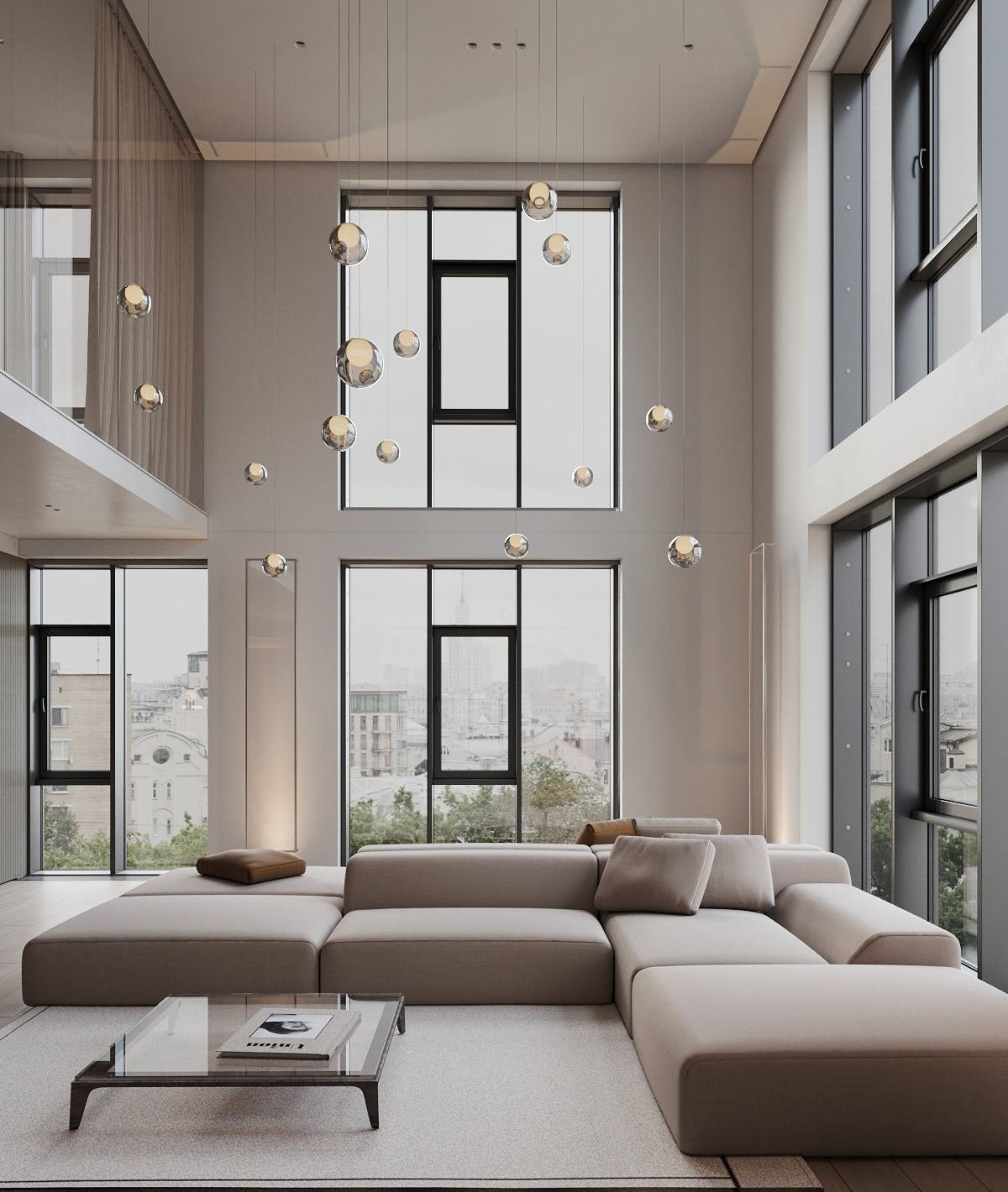 简洁纯粹的挑空别墅丨乌克兰基辅丨ArtPartner Architects-0