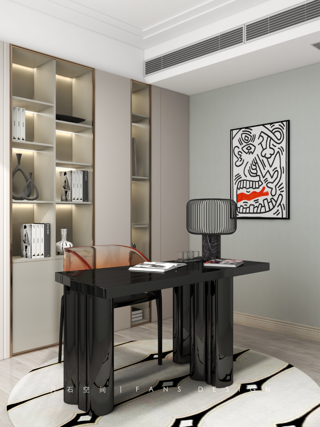 花漾摩登 · 现代简约风格与艺术元素的完美融合丨中国成都丨成都凡石空间设计-74