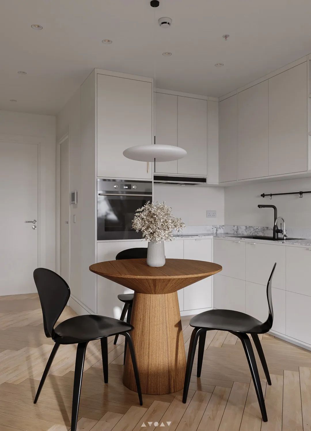 越南简约绿调两居室丨Elemental Design-27