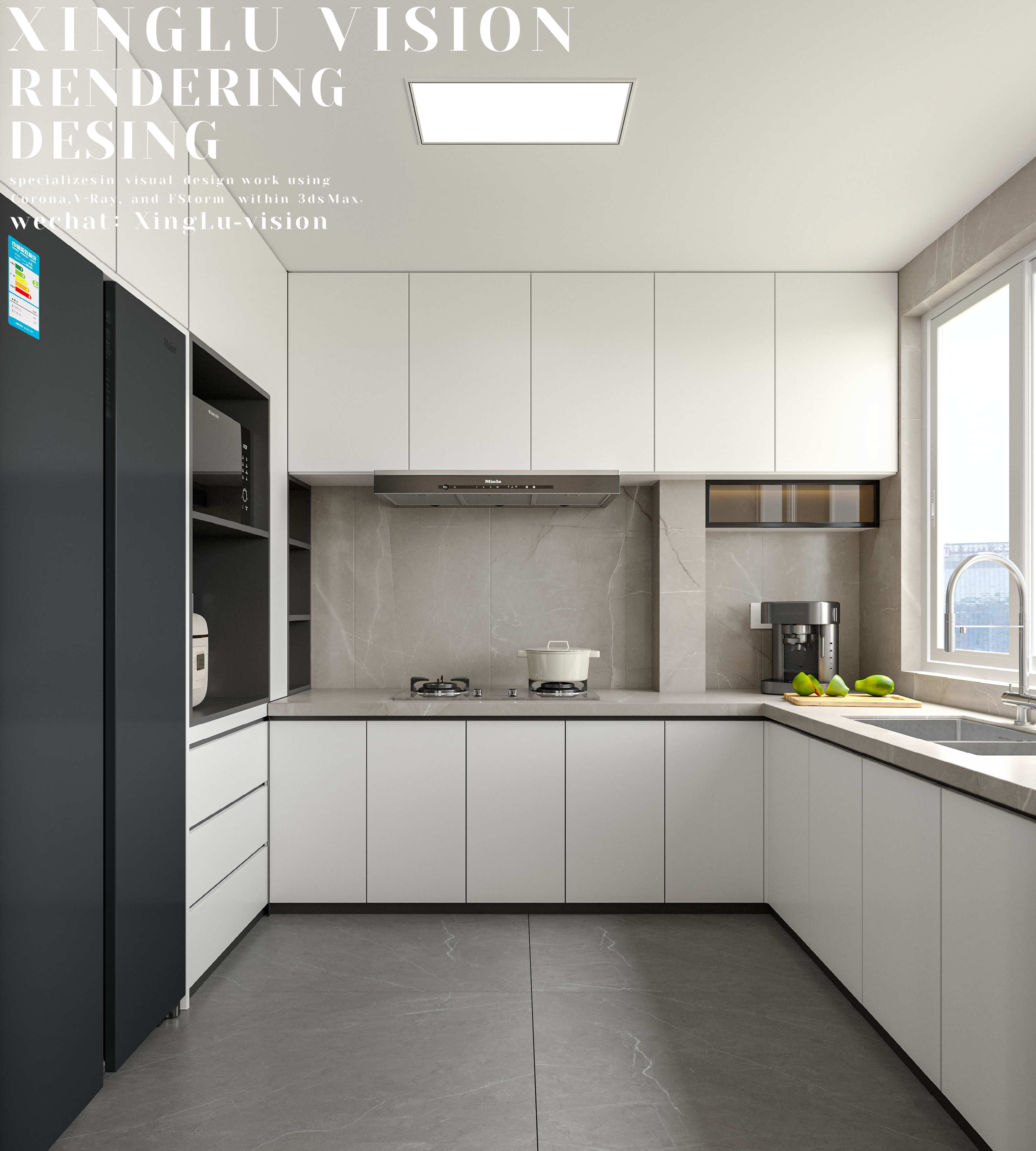 现代小户型客餐厅丨星路视觉（XingLu  vision）-10