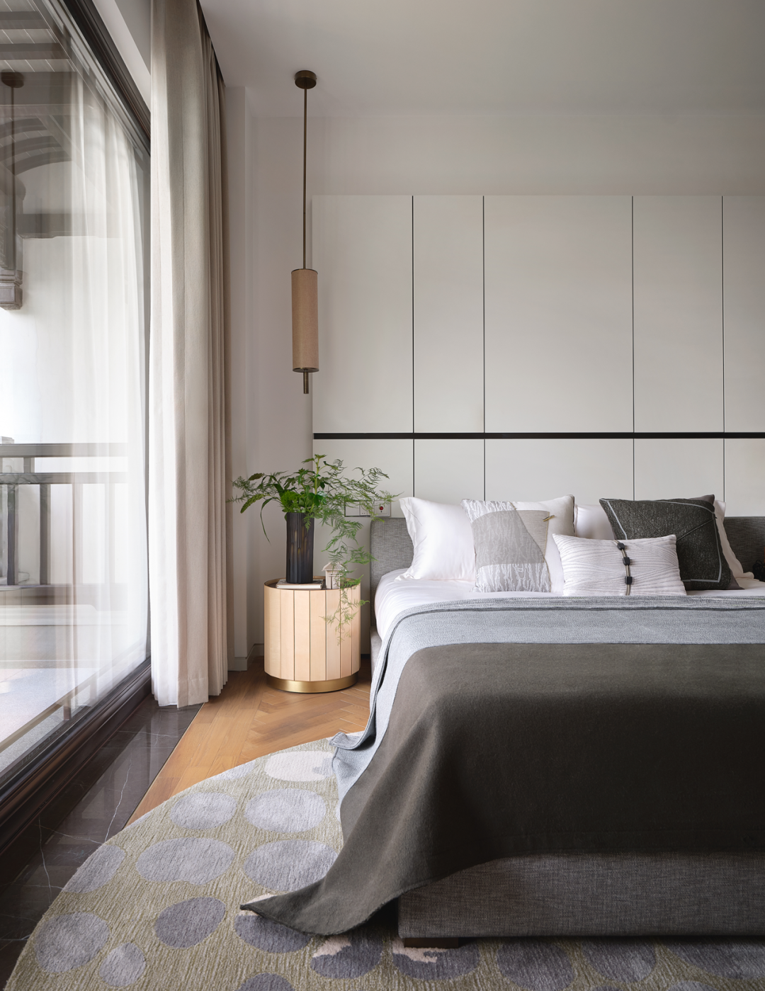 银杏汇湘湖天境 新中式挑空别墅丨中国杭州丨H.N.LIN空间美学馆-64