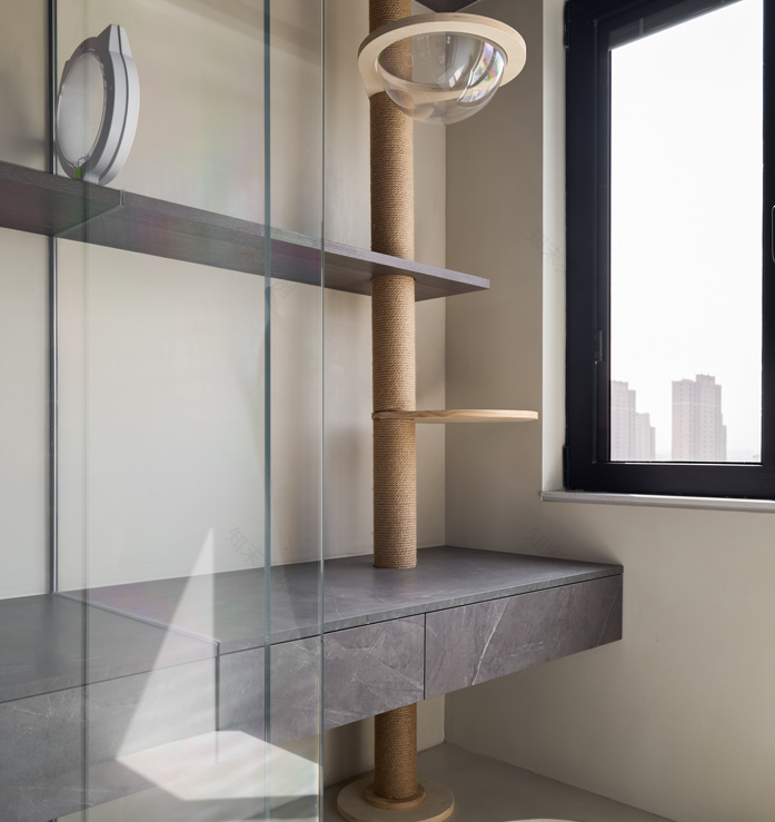 现代极简平层 · 西安语文老师的舒适之家丨中国西安-17