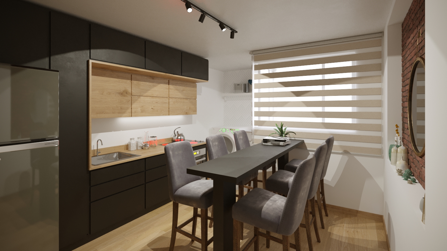 3D 设计厨房丨INTERIORISMO DISEÑO COCINAS-2