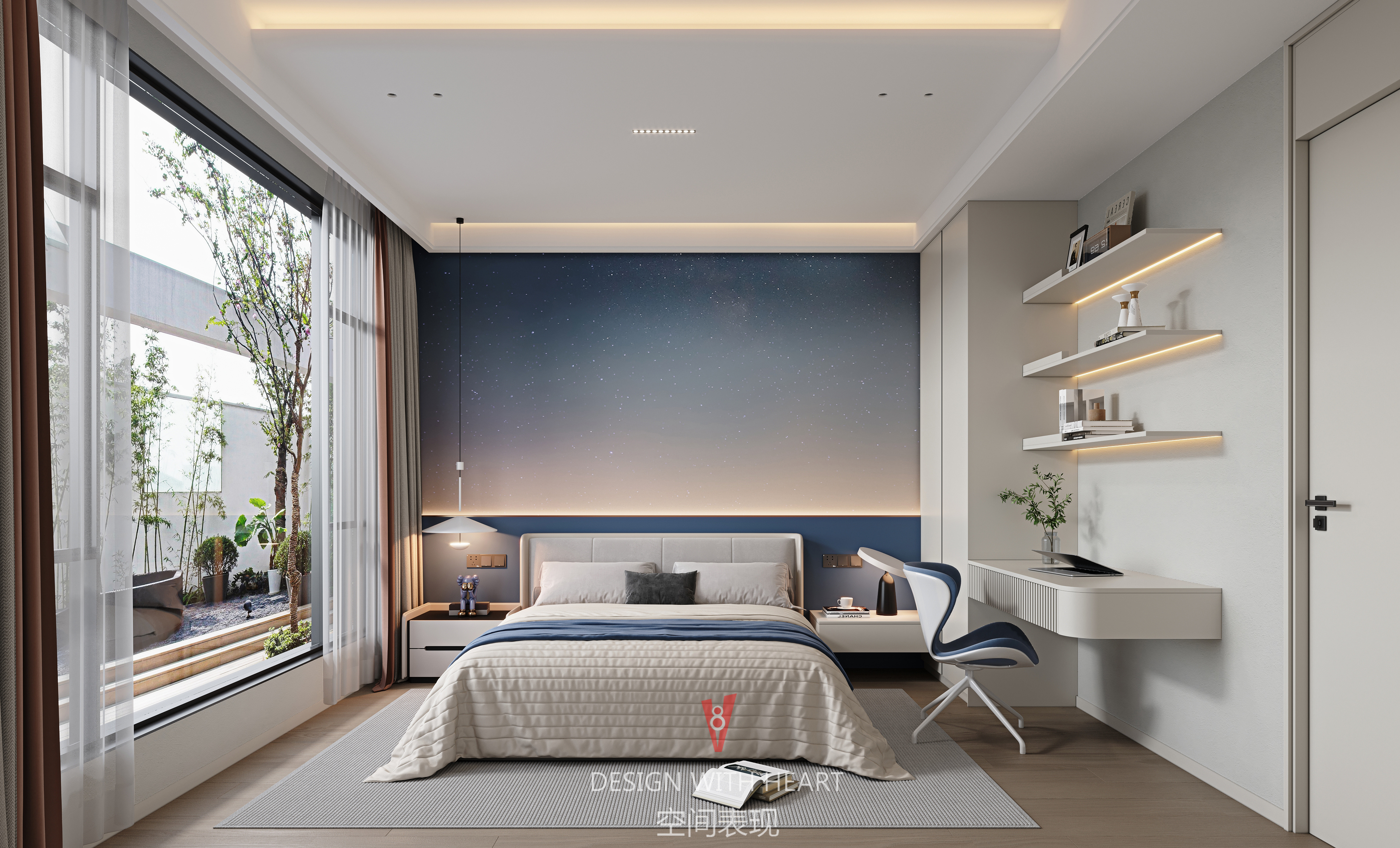 整套别墅设计高端效果图-7