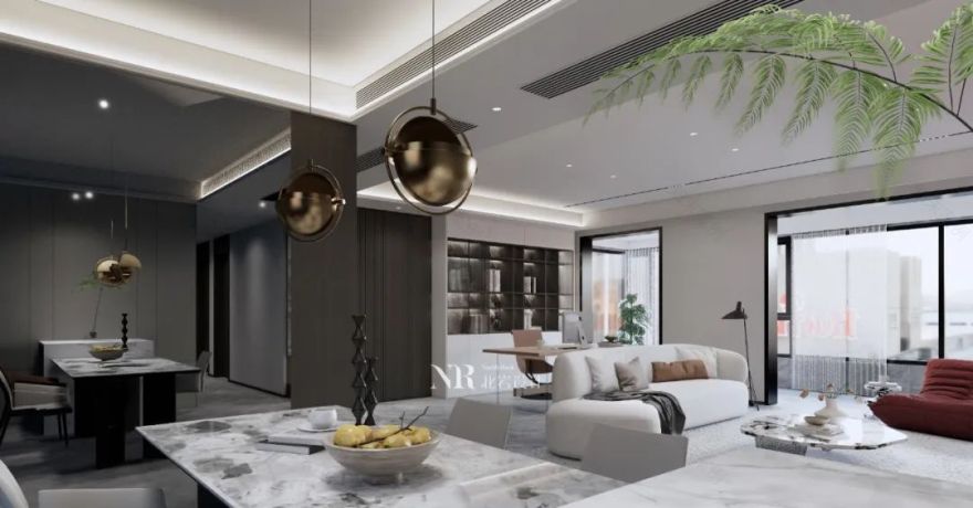 南京长江华府210㎡精装房改造丨中国南京丨北岩设计-48