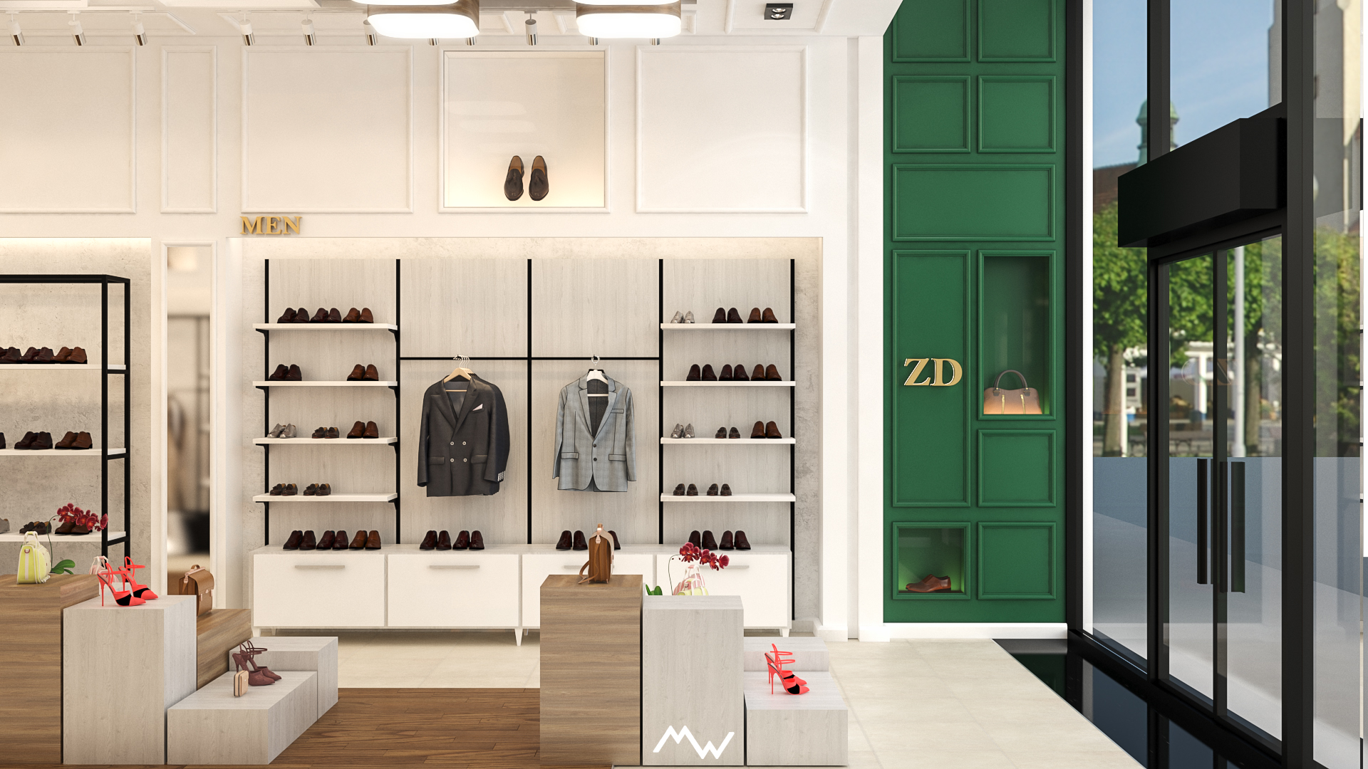 Z 商店概念 鞋店丨ZD-3