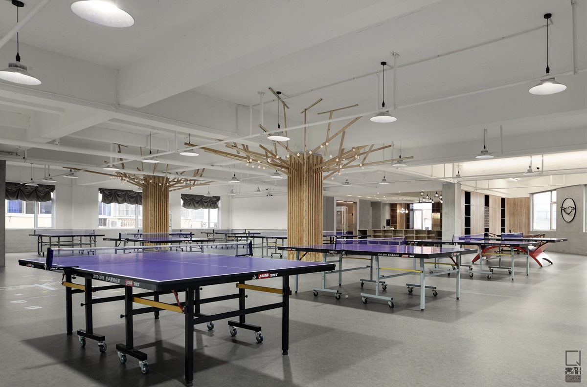 春秋空间设计|开心乒乓馆-40