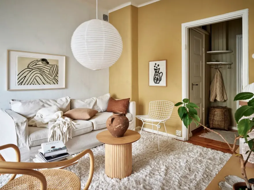 瑞典百年公寓现代风格翻新设计-3