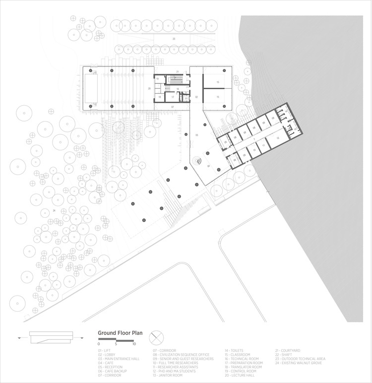 Sheikh Nahyan Centre for Arabic Studies - Intercultural Dialogue  Fouad Samara Architects-14
